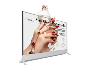 Настольный прозрачный OLED монитор 55" с подставкой, Full HD, яркость 600 кд/м2 — фото, характеристики, цена | Kaywoon