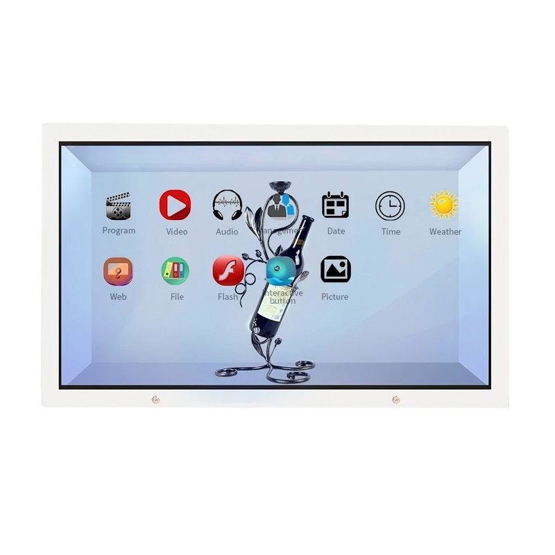 Прозрачная LCD-витрина KAYWOON 49″: прозрачный, интерактивный, в формате шкафа — фото 2