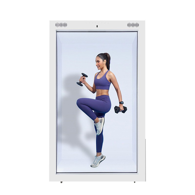 Прозрачная LCD-витрина KAYWOON 86″: в формате шкафа, на Android, с AI — фото 2