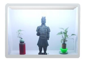 Прозрачный ЖК-шкаф витринного типа KAYWOON 27″: прозрачный, сенсорный, интерактивный — купить в Kaywoon