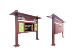 Всепогодный рекламный экран KAYWOON 55″: влагозащищённый, уличный, вертикальный — купить в Kaywoon