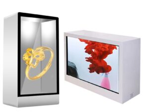 Прозрачная LCD-витрина KAYWOON 65″: сенсорный, прозрачный, в формате шкафа — купить в Kaywoon