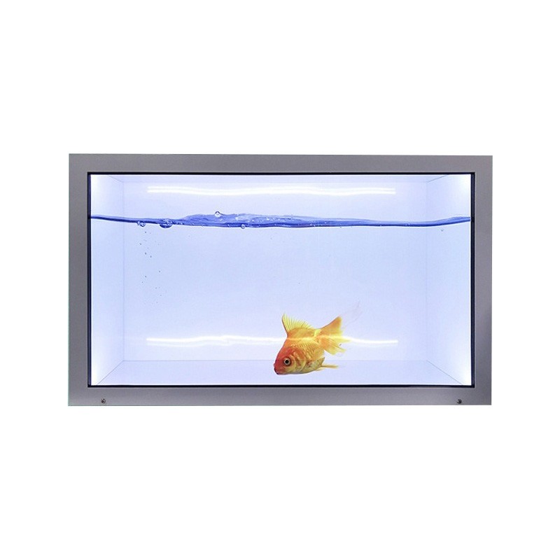 Прозрачная LCD-витрина KAYWOON 65″: сенсорный, прозрачный, в формате шкафа — фото 2