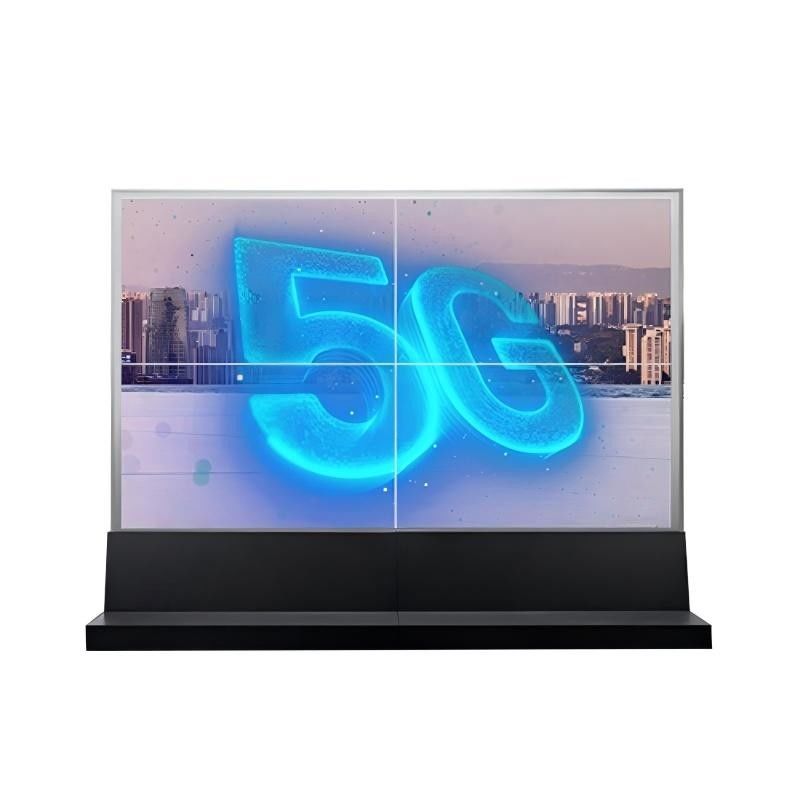 Видеостена 2×2 из прозрачных OLED панелей Kaywoon — фронтальный вид