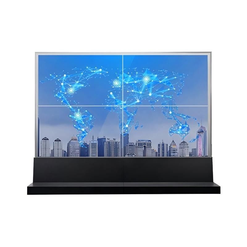 Видеостена из прозрачных OLED панелей Kaywoon в торговом центре