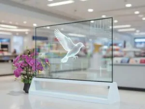 Напольный прозрачный OLED-дисплей (55 дюймов, модель WG-550EW5)