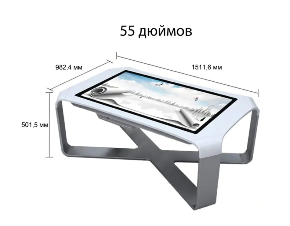 55-дюймовый сенсорный умный стол (компьютерный комплекс) — фото 4