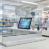 55-дюймовый горизонтальный OLED-прозрачный дисплей для цифровых витрин и интерактивных инсталляций