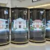 75-дюймовый цилиндрический голографический дисплей