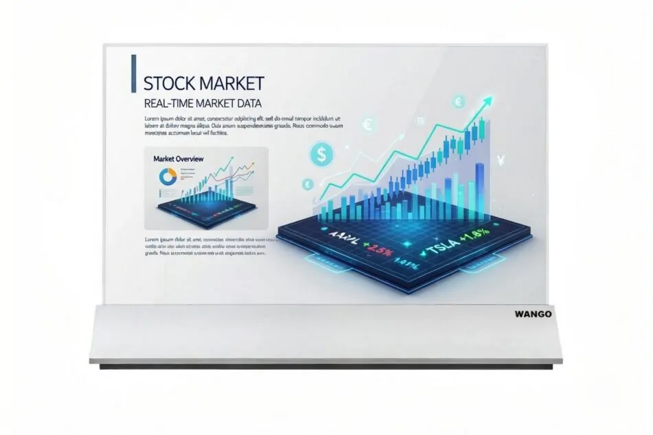 65-дюймовый прозрачный OLED-дисплей Kaywoon с сенсорным управлением