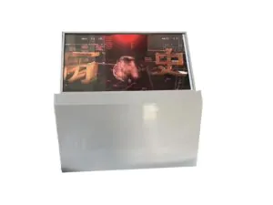 77-дюймовый ультра-HD прозрачный OLED сенсорный киоск для цифровых вывесок