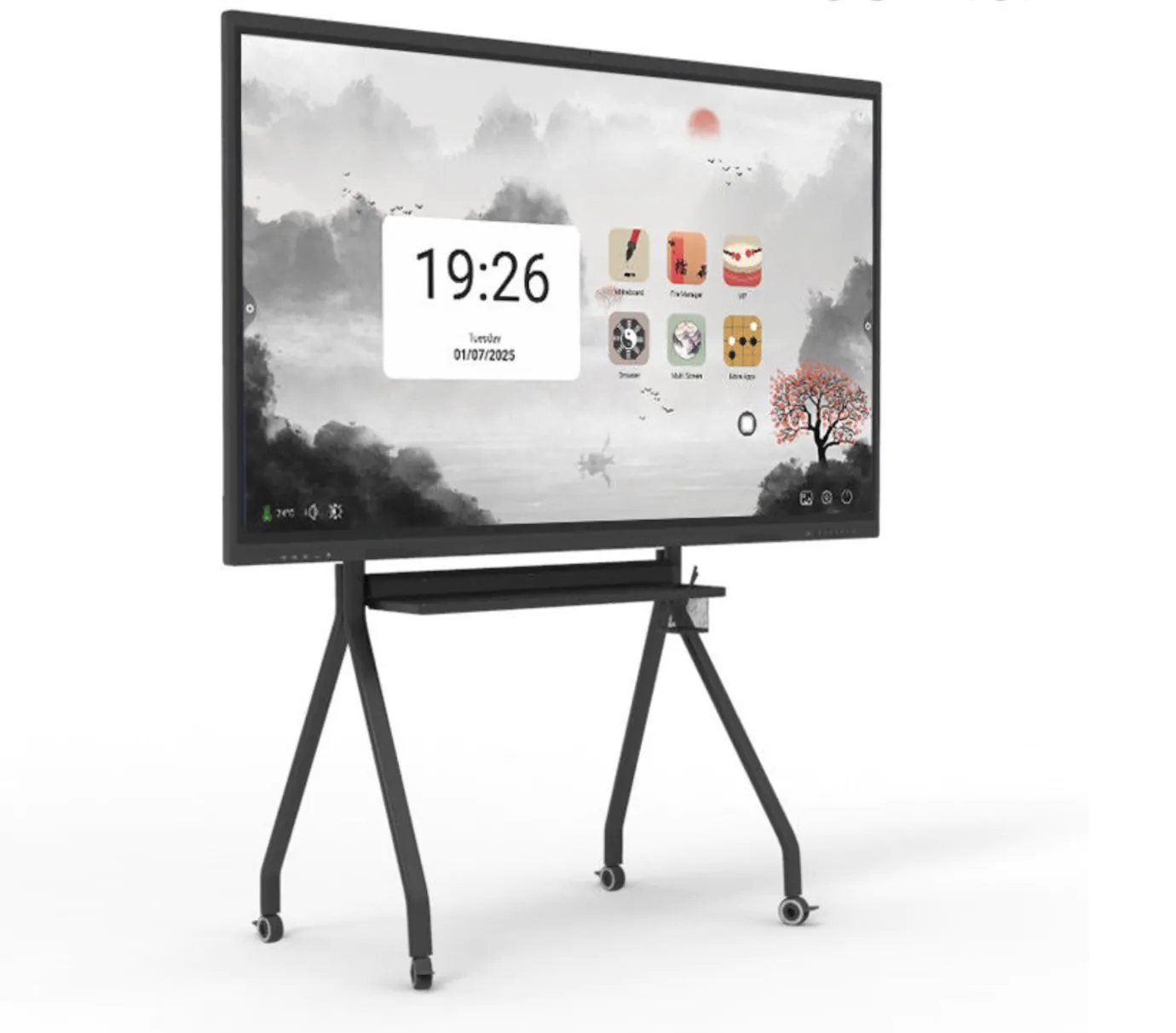 98" Интерактивная панель 4K с 20 касаниями для образования и бизнеса