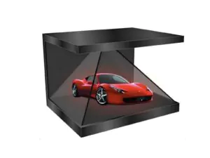 Голографическая витрина 43″ с 270° обзором и сенсорным управлением на Android OS