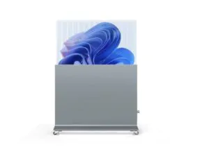 55″ Прозрачный OLED киоск с автоподъёмом для навигации и рекламы в торговых центрах