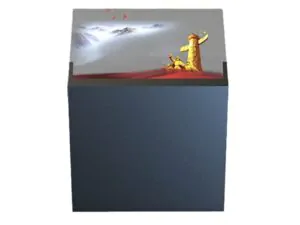 Двусторонний ультратонкий прозрачный OLED дисплей KAYWOON 30 дюймов для выставок и цифровых вывесок